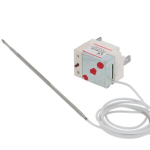 Термостат однофазный 169 С,16А250V, датчик d3мм L160мм (5049506) 375501 Арт.2441