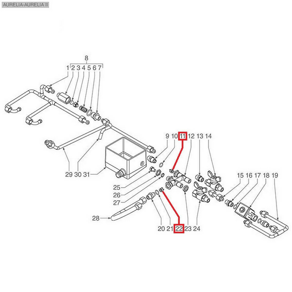 Обратный клапан NUOVA SIMONELLI 1523064 Арт.2787