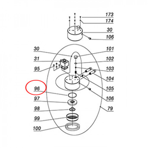 Кольцо уплотнительное 03187 EPDM Арт.3790